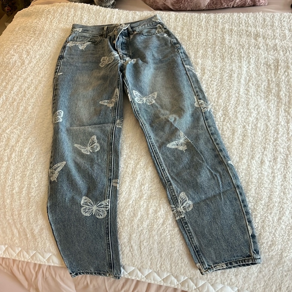 pacsun butterfly jeans